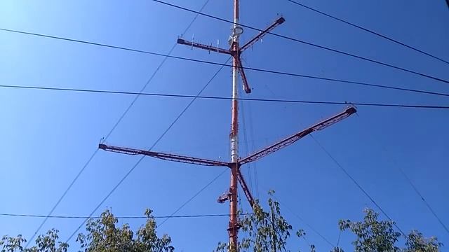 Начало покраски мачты. г. Оренбург, пр. Телевизионный 3 смотреть онлайн