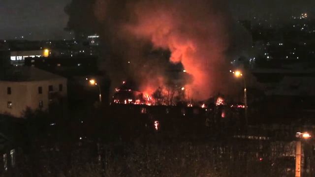 Пожар г. Мурманск, пр. Ленина д. 5, 07.12.2016, часть 2 смотреть онлайн