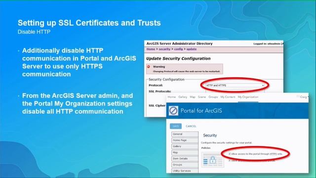 ArcGIS Enterprise and SSL Considerations смотреть онлайн