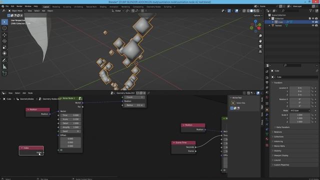 Windy Leaves With Blender Geometry Nodes - Blender 3.5 Alpha смотреть онлайн