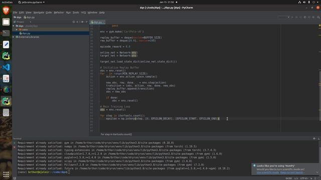 Coding Deep Q-Learning in PyTorch - Reinforcement Learning DQN Code Tutorial Series p.1 смотреть онлайн