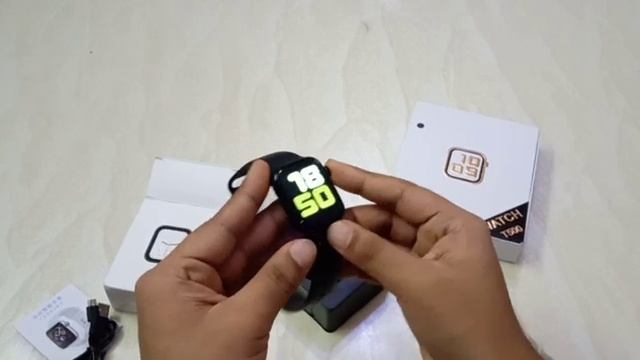 Series 5 Lite 44mm Vs Apple Smartwatch T500 unboxing смотреть онлайн
