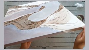 Как сделать интерьерную картину с золотом? ВСЕ СЕКРЕТЫ создания Абстракции с золотой поталью!