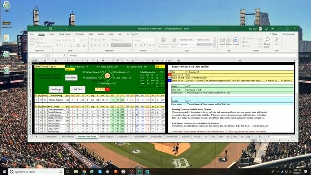 ROSTER CARD BASEBALL 2006 Detroit Tigers at Texas Rangers 4 7 4006 Excel Helper with Iscore смотреть онлайн