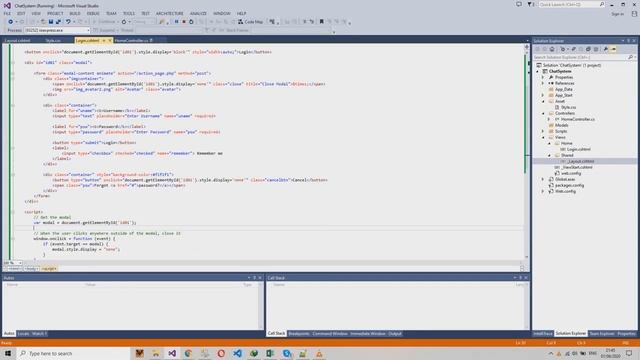 Chat Messenger Part 1 - ASP MVC Visual Studio смотреть онлайн
