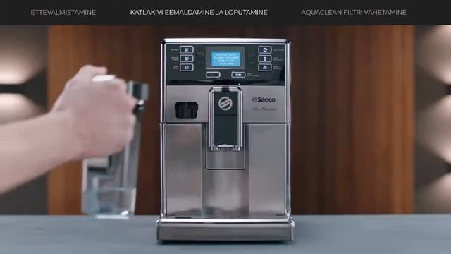 Kuidas eemaldada katlakivi Saeco PicoBaristo täisautomaatsest espressomasinast смотреть онлайн