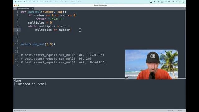 Codewars (Python?) | Sum of Multiples | kyu8 смотреть онлайн