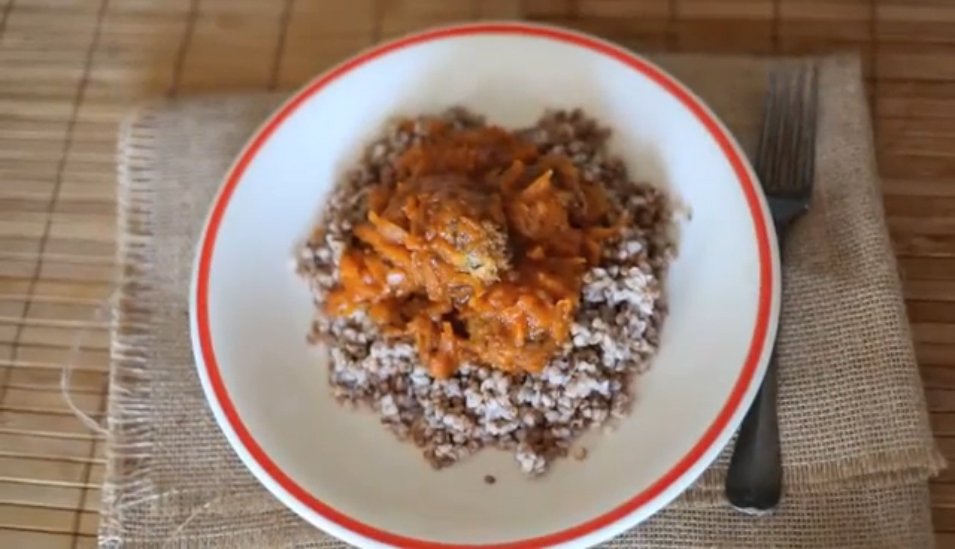 Картошка по-селянски + Постные фрикадельки смотреть онлайн