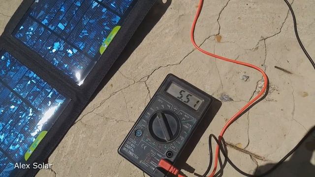 Солнечная батарея для телефона. Зачем нужен стабилизатор напряжения. Измеряю ток . смотреть онлайн