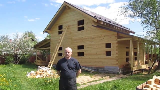 Видеоотзыв на строительство дома в д. Домодедово смотреть онлайн
