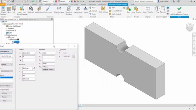 Product Simulation with Inventor Nastran: Material Models смотреть онлайн