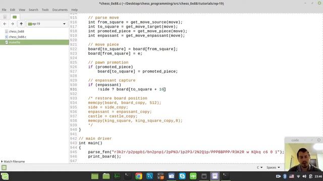19-How does CHESS ENGINE handle capturing pawn on EN PASSANT square смотреть онлайн