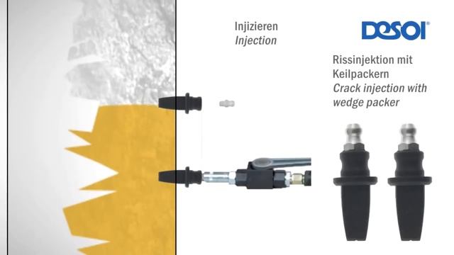 DESOI Инъекция трещин с применение насос LE-303 смотреть онлайн