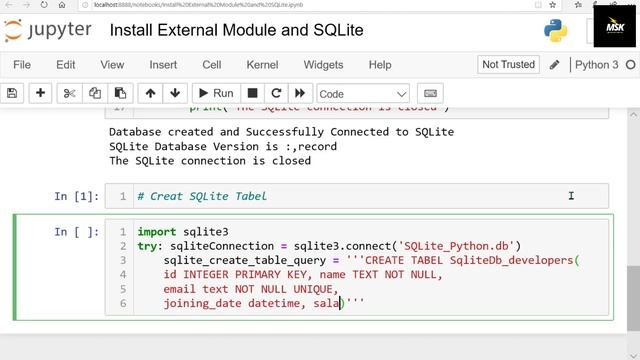 Python Tutorial for Absolute Beginners #30 - Create Table in SQLite3 | Learn in Urdu / Hindi смотреть онлайн