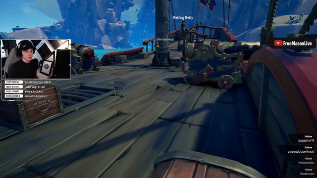 ON THE HUNT FOR ATHENA'S TREASURE (Ft. DeadKevn) - Sea of Thieves смотреть онлайн