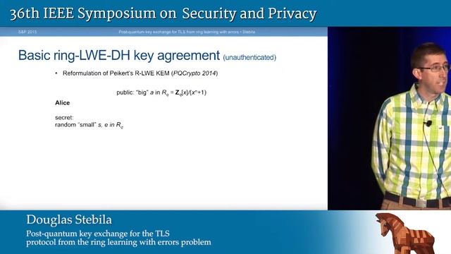 Post-Quantum Key Exchange for the TLS Protocol from the Ring Learning with Errors Problem смотреть онлайн