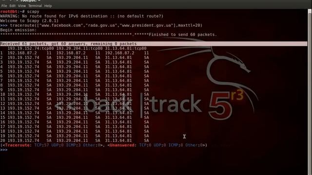 Scapy інструмент ТСР DNS смотреть онлайн