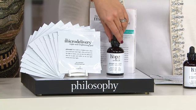 philosophy microdelivery brightening peel & firming serum super duo with Jill Bauer смотреть онлайн