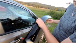 как ПРАВИЛЬНО приклеить ВЕТРОВИКИ дефлекторы ? всё просто!