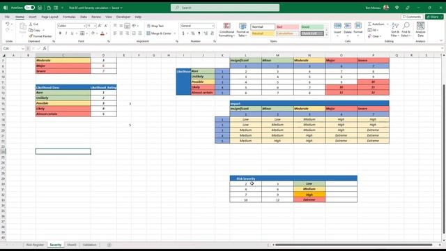STEP by STEP Excel Smart Risk Register | Risk heat map | Project and Risk Management | Template смотреть онлайн