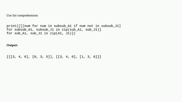 Removing elements from sublists in Python смотреть онлайн