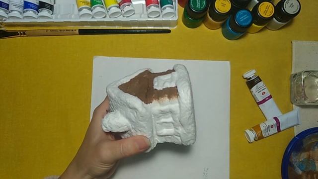 Мастер - класс / Ватный домик - Игрушка на ёлку /Cotton wool toy смотреть онлайн