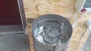 Финальный вариант парогенератора для коптильни