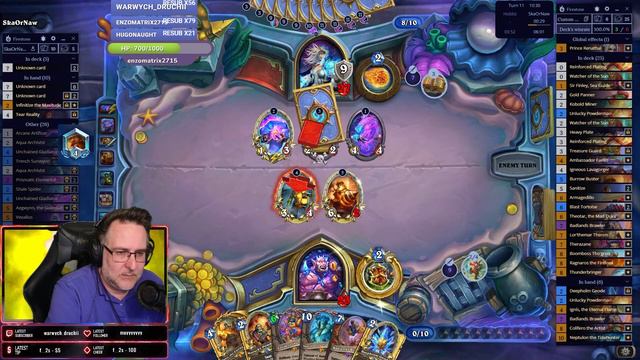 Huge Elementals Warrior - Hearthstone Showdown in the Badlands смотреть онлайн