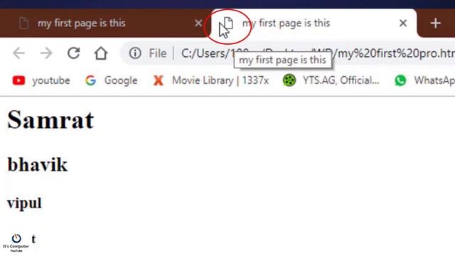 Add A Favicon Icon?to a Website in HTML in [Hindi] | What is FAVICON | Beginners⚡ смотреть онлайн