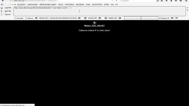 zixem.altervista.org/SQLi/ Level 4 Solution смотреть онлайн