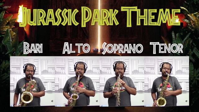 Jurassic Park - Main Theme - Saxophone Quartet - MusicByPedro смотреть онлайн