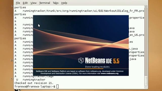 Importing Running Tracker into NetBeans смотреть онлайн