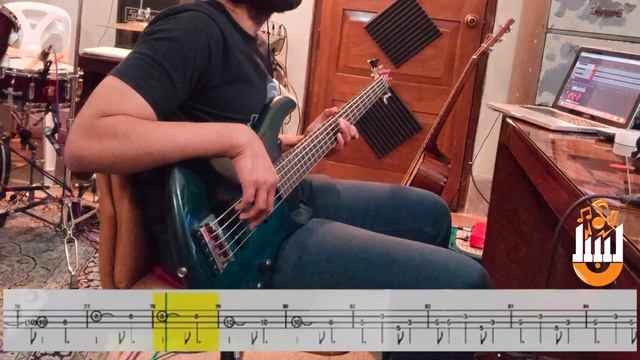 Radiohead- Lotus Flower //From The Basement (Bass Cover) with Play-along tabs. смотреть онлайн