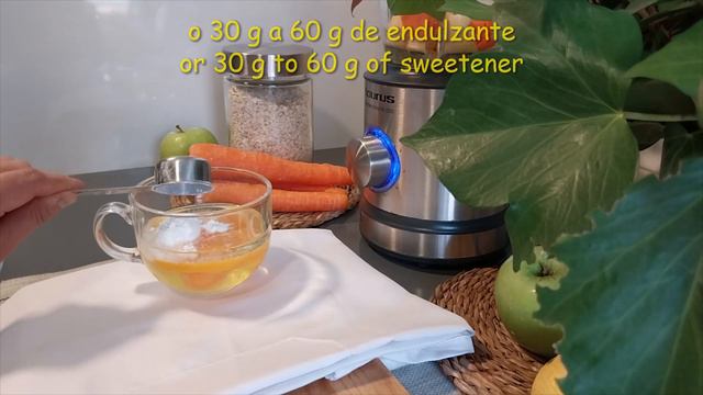 🥕🍏"Avena y Zanahoria Sin Azúcar,Sin harina,Sin lactosa🥕🍏"BIZCOCHO DE AVENA Y ZANAHORIA":CON Manzana смотреть онлайн