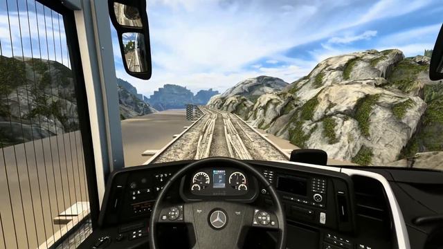 Mercedes Travego Bus. | Euro Truck Simulator 2 #eurotrucksimulator2 смотреть онлайн