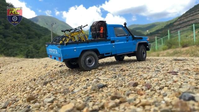 1/10 Rc Car | TOYOTA Land Cruiser LC70 Killerbody BRX01 & 4RUNNER(3D Printed Body/SCX10 II)