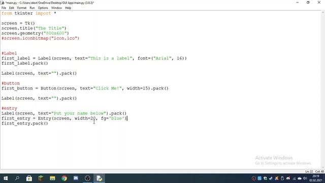 How to make Graphical User Interface (GUI) in Python with only 10 lines of code! смотреть онлайн