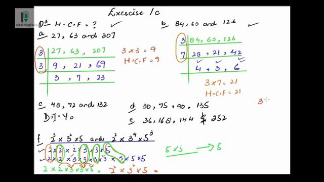 Factors and Multiples | Problem and Solution | Find the H.C.F . смотреть онлайн