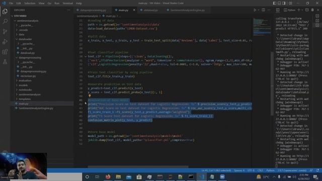 Part 6: Machine Learning Model Deployment with Flask for Sentiment Analysis Project смотреть онлайн