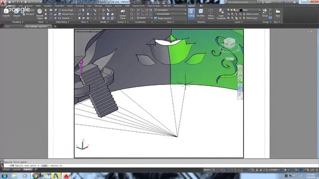 AutoCAD Dome Design Part 8: Mini Stairs смотреть онлайн