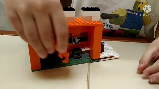 Лего Майнкрафт 21178 Лисья хижина смотреть онлайн