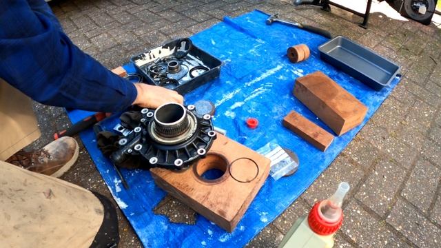 BMW R1200RT, сборка редуктора