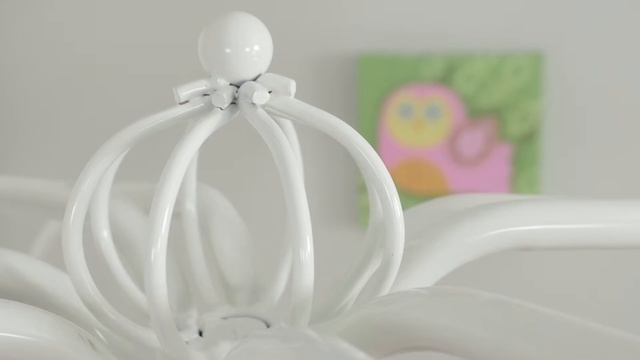 Metal Twin Carriage Bed