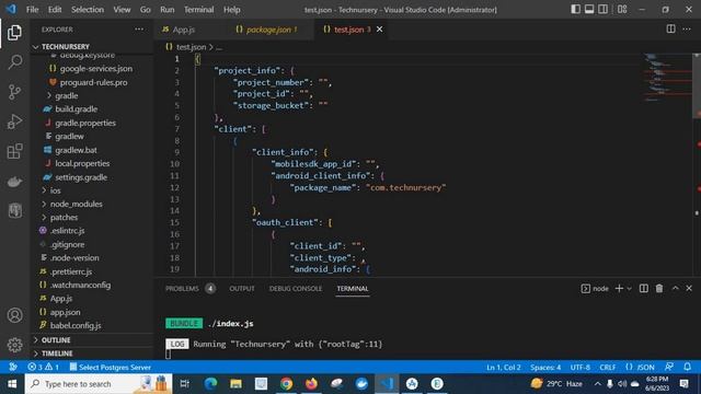 No matching client found for package name 'com.technursery' Android Studio React Native Solved смотреть онлайн
