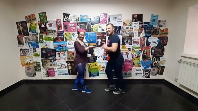 SALSA Basic Level C Антоном и Марией. Занятие 1. #сальса #salsa #casaderitmo