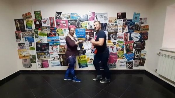 SALSA basic level c Антоном и Марией. Занятие 1. #сальса #salsa #casaderitmo