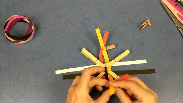 Браслет из полосок бумаги своими руками. Paper bracelet DIY смотреть онлайн