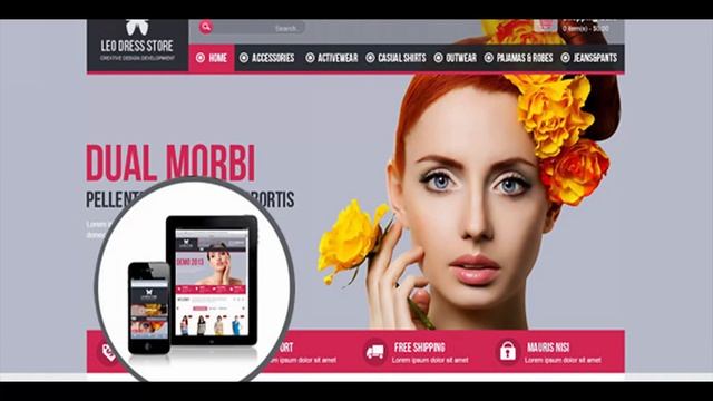 Leo Dress Store Prestashop Theme | Themeforest Website Templates and Themes смотреть онлайн