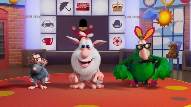 Booba ? Head, Shoulders, Knees & Toes - Nursery Rhymes ? Funny cartoons for kids - BOOBA ToonsTV смотреть онлайн