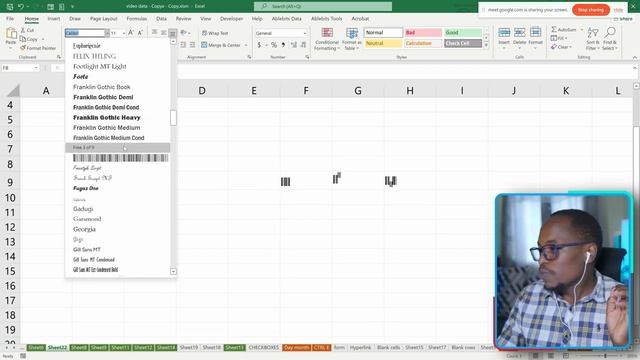 Excel level -1 v1.3 - SHARE WORKBOOK, FORMATING, BORDERS, PERCENTAGES смотреть онлайн